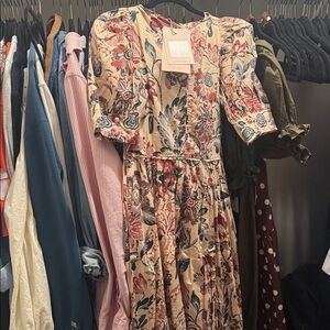 NWT Christy Dawn Marie Dress Autumn Garden Bisque size small